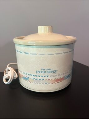 Vintage 1988 Rival Little Dipper 3204 Electric Stoneware Server Southwest Tested